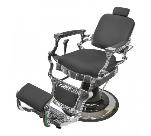 Кресло мужское барбер Стэнфорд черный матовый