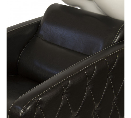 Парикмахерская мойка МД-123 с регулировкой ножной части, прострочкой и утяжкой