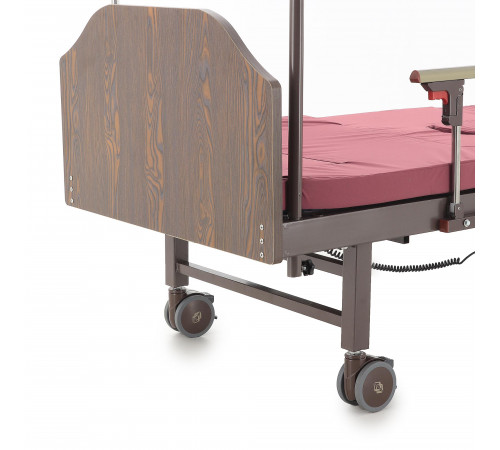 Кровать электрическая YG-3 (МЕ-5228Н-13) ЛДСП Венге с боковым переворачиванием, туалетным устройством и функцией «кардиокресло»