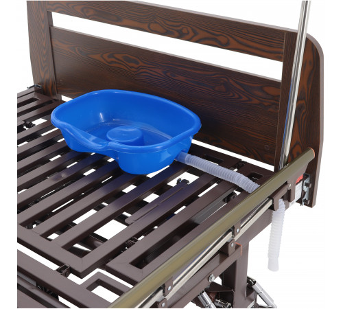 Кровать механическая Е-45А (ММ-5128Н-02) с боковым переворачиванием, туалетным устройством и функцией «кардиокресло»