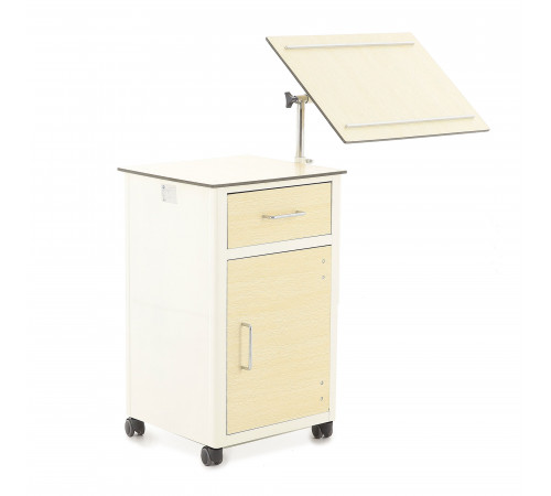 Тумба прикроватная с поворотной столешницей из HPL пластика ПТ-001