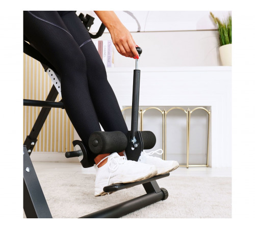 Инверсионный стол складной DFC STYLE чёрный, U-образный фиксатор