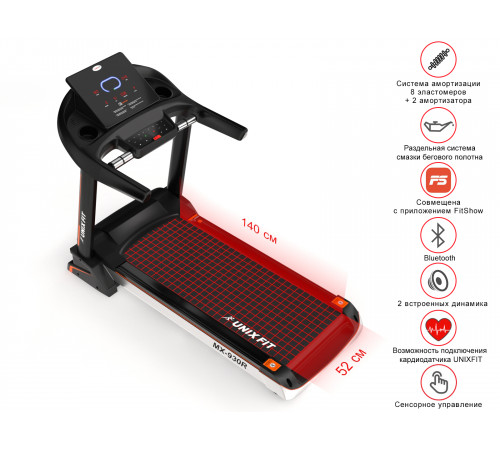 Беговая дорожка UNIXFIT MX-930R