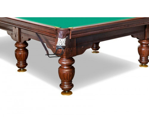 Бильярдный стол для пирамиды "Онега" (9 футов, 6 ног, 25мм камень) массив ясень