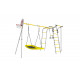 Детский спортивный комплекс для дачи ROMANA Акробат - 2 (желтый/серый)