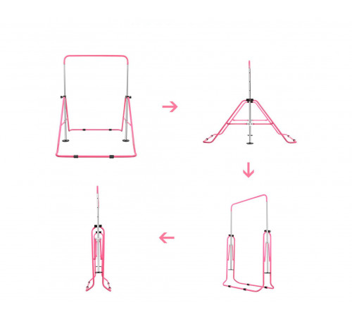 Турник для детей DFC GC001 складной розовый