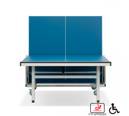 Теннисный стол складной для помещений "K-2023 ITTF Indoor" (274 Х 152.5 Х 76 см ) с сеткой