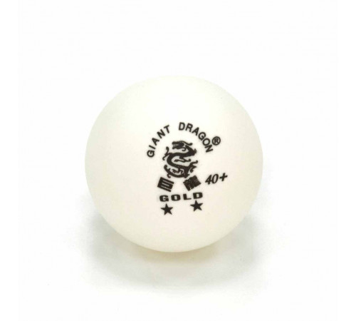 Мячи Dragon Training Gold 2* New (6 шт, бел.) в блистере