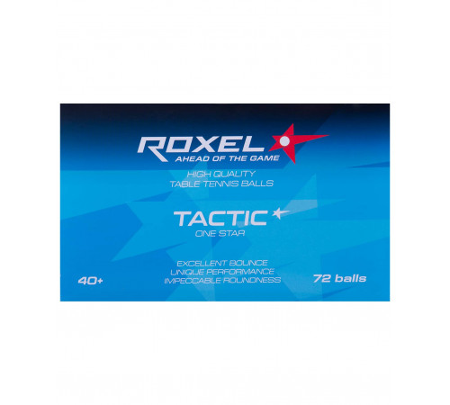 Мяч для настольного тенниса 1* Tactic, белый, 72 шт