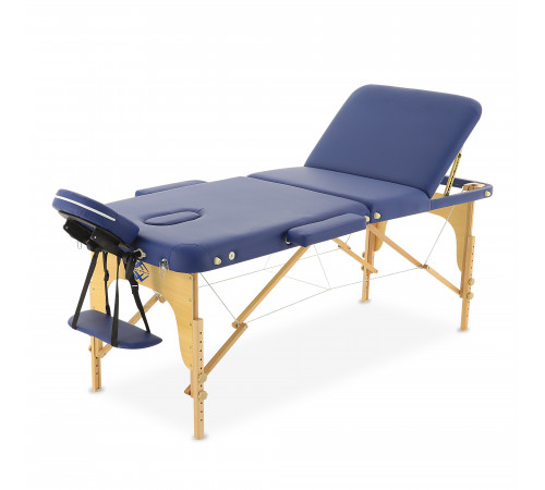 Массажный стол складной деревянный JF-AY01 3-х секционный М/К (МСТ-103Л)