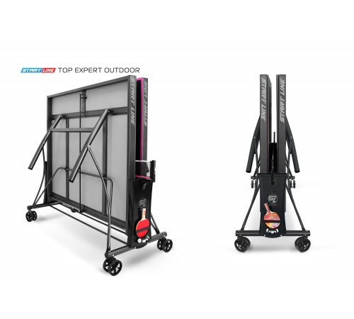 Теннисный стол Top Expert 6 Всепогодный Black