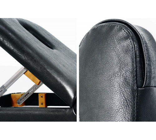 Массажный стол Relax Comfort черная кожа (№6)