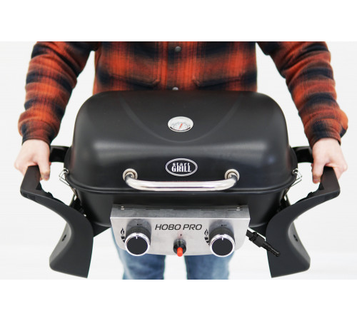 Портативный газовый гриль 2 горелки