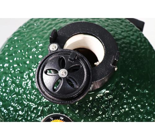 Керамический гриль-барбекю 16 дюймов (зеленый) (39,8 см)