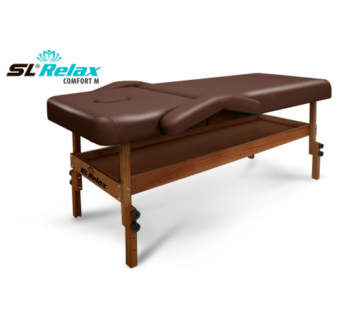 Массажный стол Relax Comfort-М коричневая кожа (№4)
