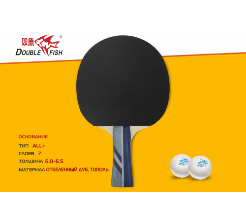 Ракетка для н/т Double Fish (3A+C серия)