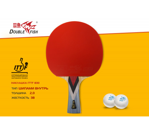 Ракетка для н/т Double Fish (4A+C серия)