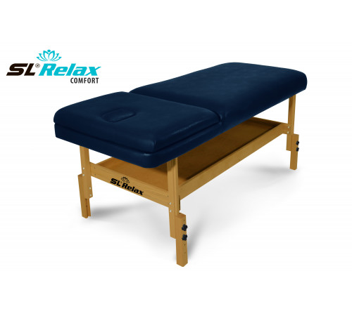 Массажный стол Relax Comfort синяя кожа (№4)