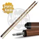 10-7-Р Кий "Классик 17-запильный" 2 РС, палисандр/граб(РК)