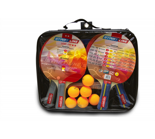 Набор 4 р-ки Level 200, 6 мячей Club Select, сетка с креплением